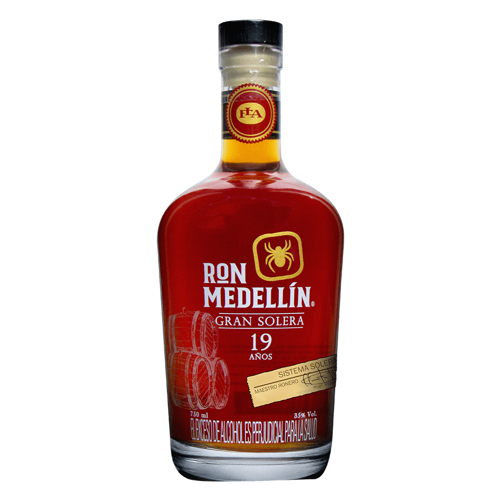 RON MEDELLIN GRAN SOLER 19 A O x 750ML